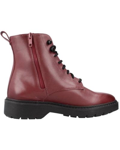 Clarks Shoes > boots > lace-up boots - Rouge