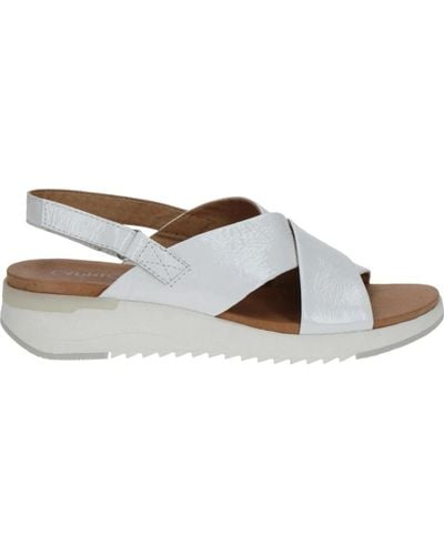Caprice Flat Sandals - Grau