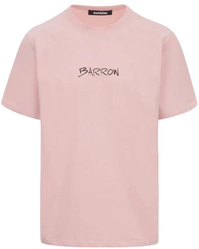 Barrow Kurzarm t-shirt mit druck - Pink