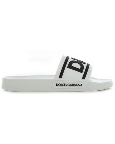 Dolce & Gabbana Sliders - White