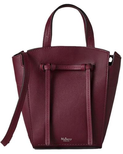 Mulberry Tote Bags - Purple