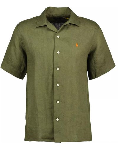 Ralph Lauren Short Sleeve Shirts - Green