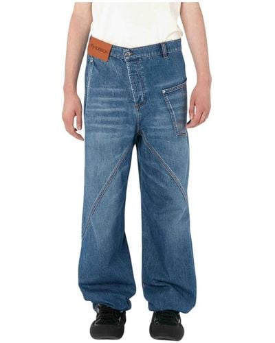 JW Anderson Jeans > wide jeans - Bleu