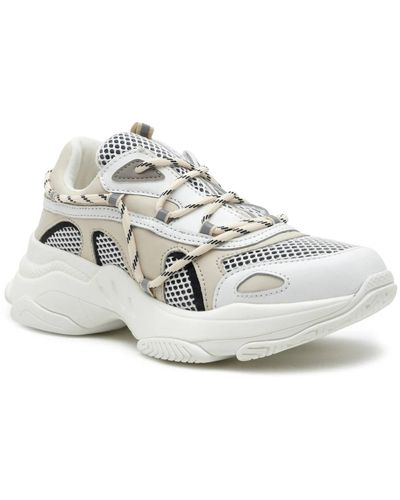 Twin Set Slip-on sneakers in pelle con inserti - Bianco