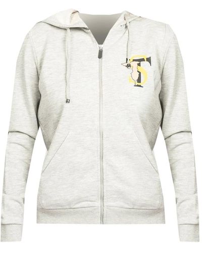 Trussardi Sweatshirts & hoodies > zip-throughs - Gris