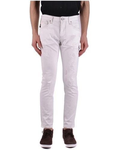 Armani Jeans > slim-fit jeans - Blanc