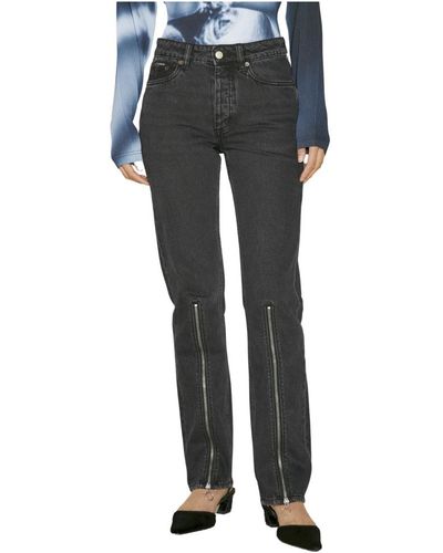 Eytys Zip jeans mit bündchen - Blau