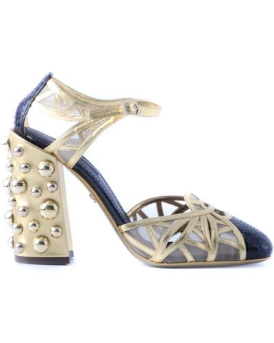 Dolce & Gabbana Dolce gabbana women heeled shoes - Metálico