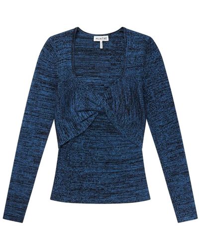 Munthe Round-Neck Knitwear - Blue