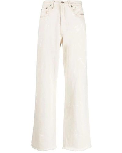 R13 Wide Trousers - White