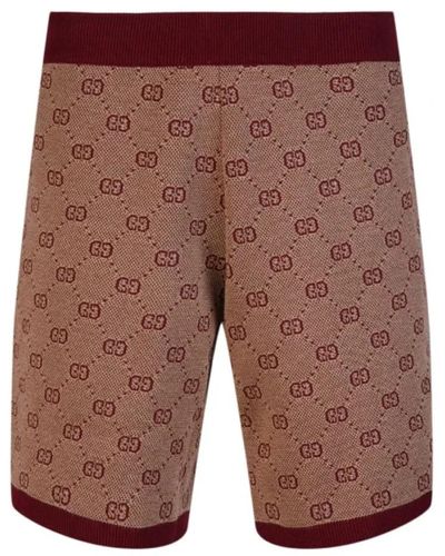 Gucci Casual Shorts - Brown