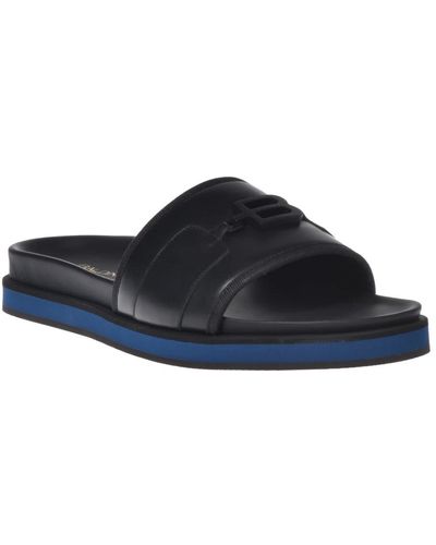 Baldinini Sandal in black calfskin - Blau