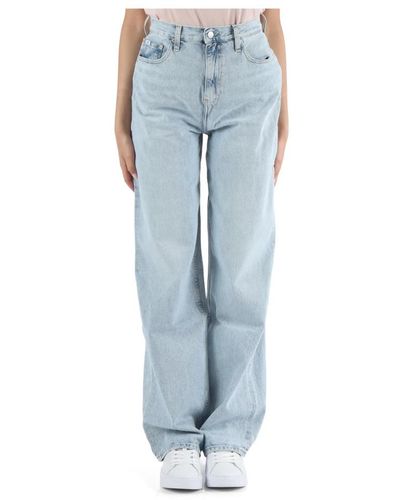 Calvin Klein High rise relaxed jeans - Blau