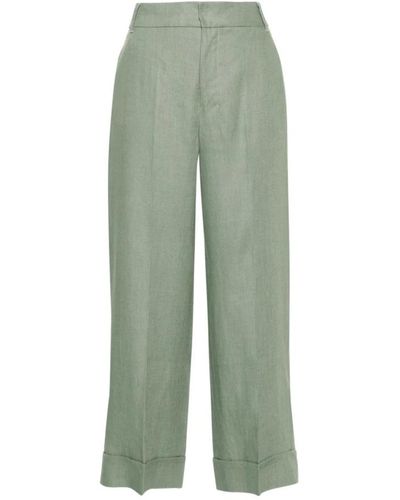 Max Mara Trousers > cropped trousers - Vert