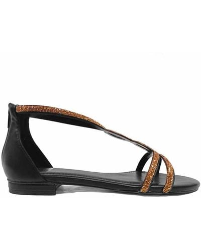 Bibi Lou Shoes > sandals > flat sandals - Marron