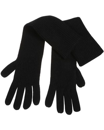 Loulou Studio Gloves - Black