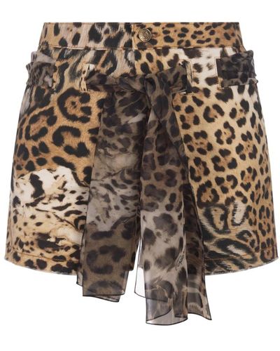 Roberto Cavalli Shorts > short shorts - Marron