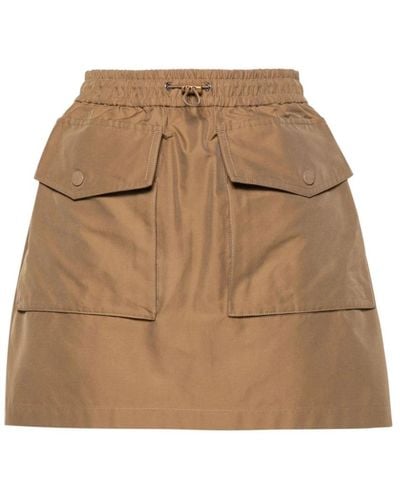 Moncler Short Skirts - Natural
