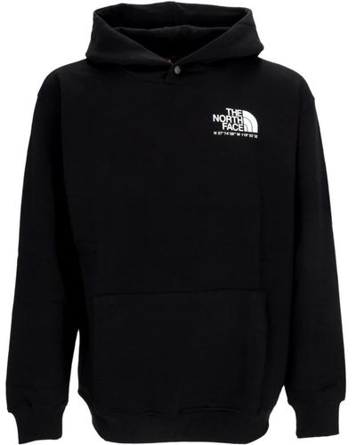 The North Face Koordinaten schwarzer hoodie streetwear