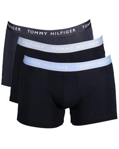 Tommy Hilfiger Set boxer neri con logo - Blu