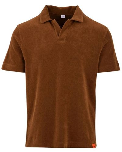 Aspesi Polo Shirts - Brown