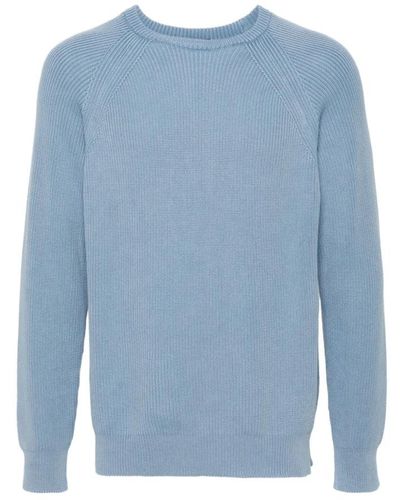 Drumohr Blauer rundhalspullover,blauer crew-neck sweater