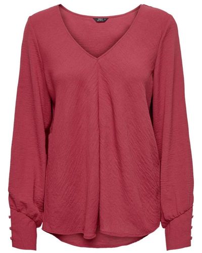 ONLY Blouses - Red