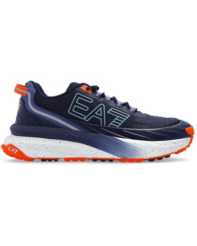 EA7 Sneakers mit logo - Blau