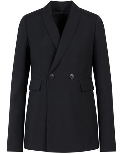 SAPIO Elegante blazer nero in lana