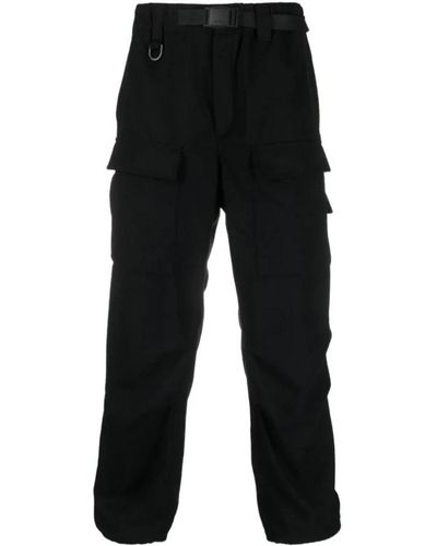 Y-3 Straight Trousers - Black