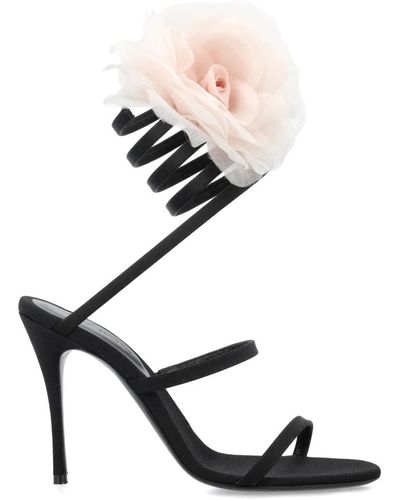 Magda Butrym Spiral sandal rose - Nero