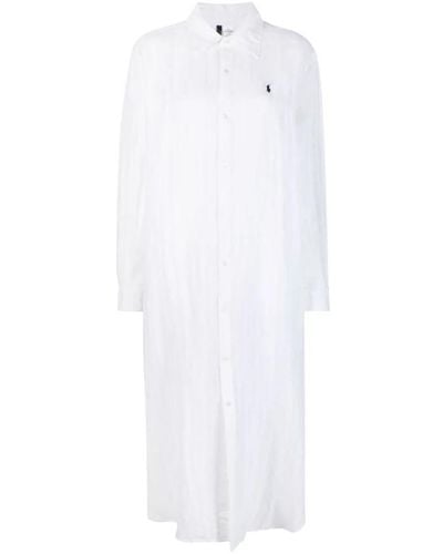 Ralph Lauren Shirt Dresses - White