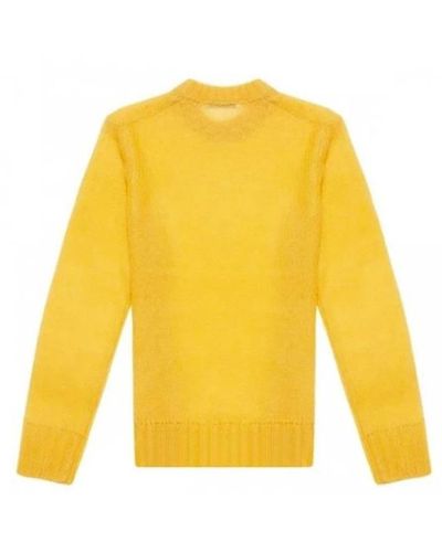 Acne Studios Round-Neck Knitwear - Yellow