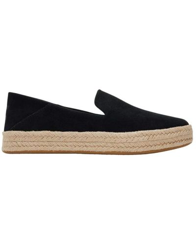 TOMS Carolina mocasines negros - Azul