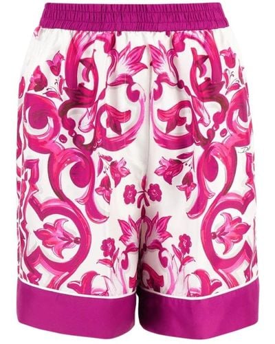 Dolce & Gabbana Short Shorts - Pink
