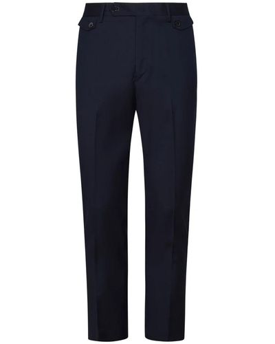 Low Brand Trousers > slim-fit trousers - Bleu