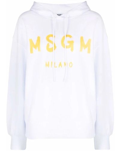 MSGM Sweatshirts - Blanc