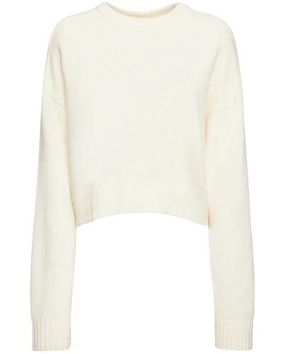 Loulou Studio Oversized ivory pullover - Blanco
