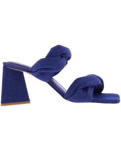 Nubikk Shoes > heels > heeled mules - Bleu