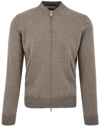 FILIPPO DE LAURENTIIS Sweatshirts & hoodies > zip-throughs - Gris