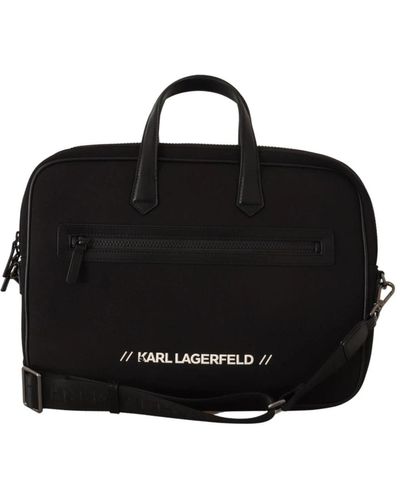 Karl Lagerfeld Sacs ordinateur - Noir