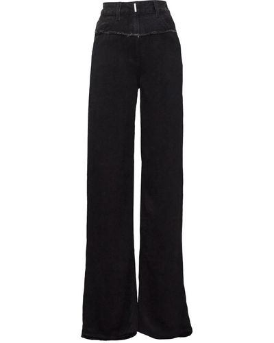 Givenchy Ausgestellte jeans für frauen - Schwarz