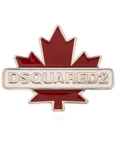 DSquared² Anstecker mit logo dsqua2 - Rot
