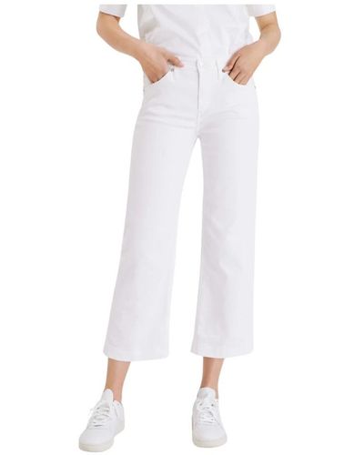 M·a·c Cropped Jeans - White