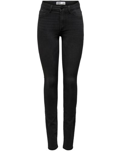 Jacqueline De Yong Jeans de denim estilizados - Negro