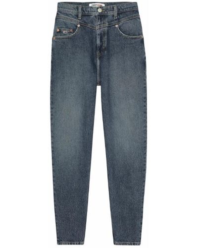 Tommy Hilfiger Ultra High Rise Tapered Slim Fit Jeans - Blau