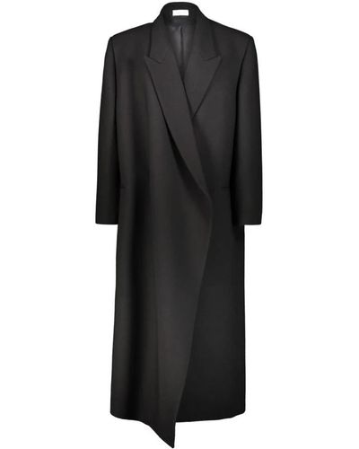 The Row Single-Breasted Coats - Black