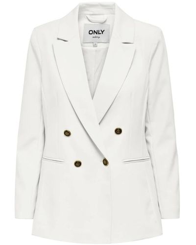 ONLY Life long sleeves fit blazer donna - Bianco
