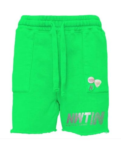 NEWTONE Shorts chino - Vert