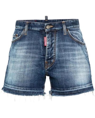 DSquared² Stylische denim sommer shorts - Blau
